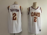 Cavaliers 2 Collin Sexton White Nike Swingman Jersey,baseball caps,new era cap wholesale,wholesale hats